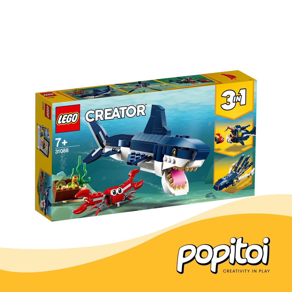 Jual LEGO Creator 31088 Deep Sea Creatures | Shopee Indonesia