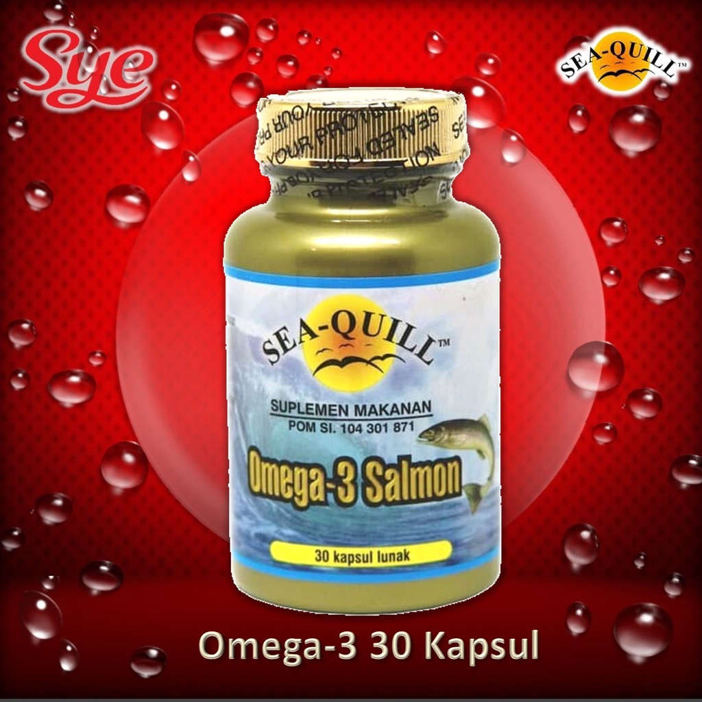 Jual Sea Quill Omega 3 Salmon Isi 30 Kapsul Omega Salmon Sea Quill