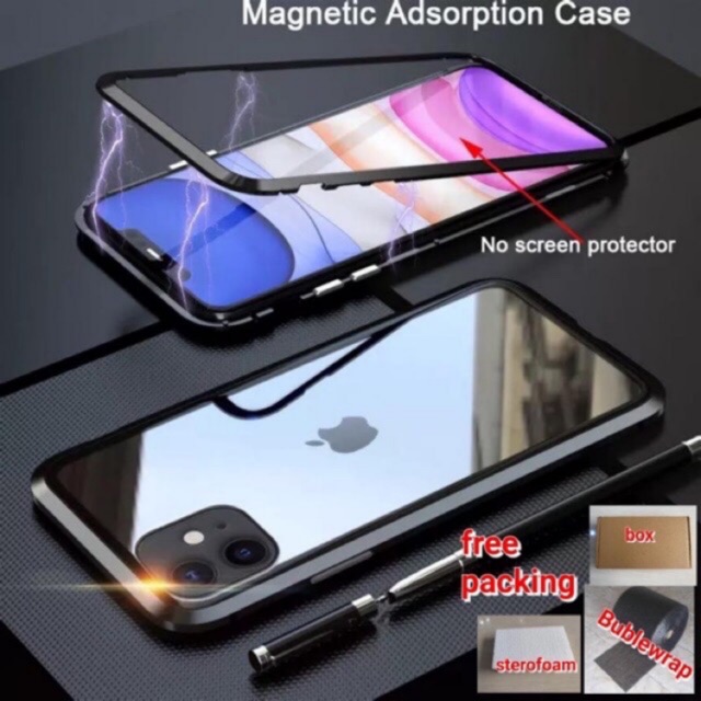 Jual iPhone 11 iPhone 11 PRO iPhone 11 PROMAX MAGNETIC CASE KACA - Main Image