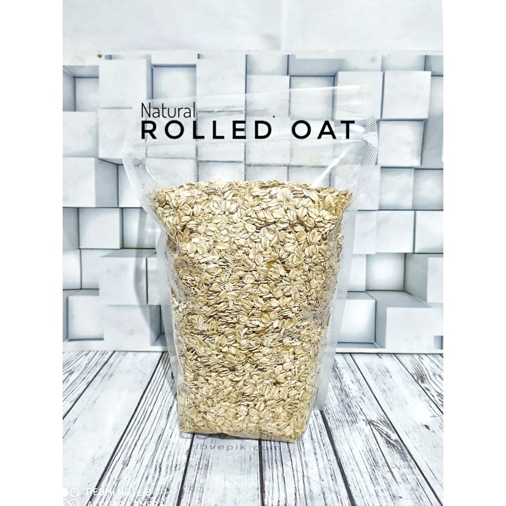 Jual Rolled Oat 500gr Oven Roasted Oatmeal Shopee Indonesia