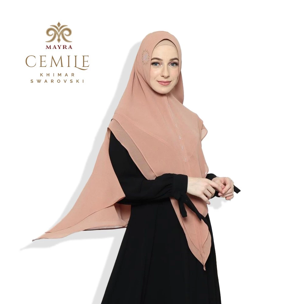 Mayra Indonesia Khimar Cemile Swarovski