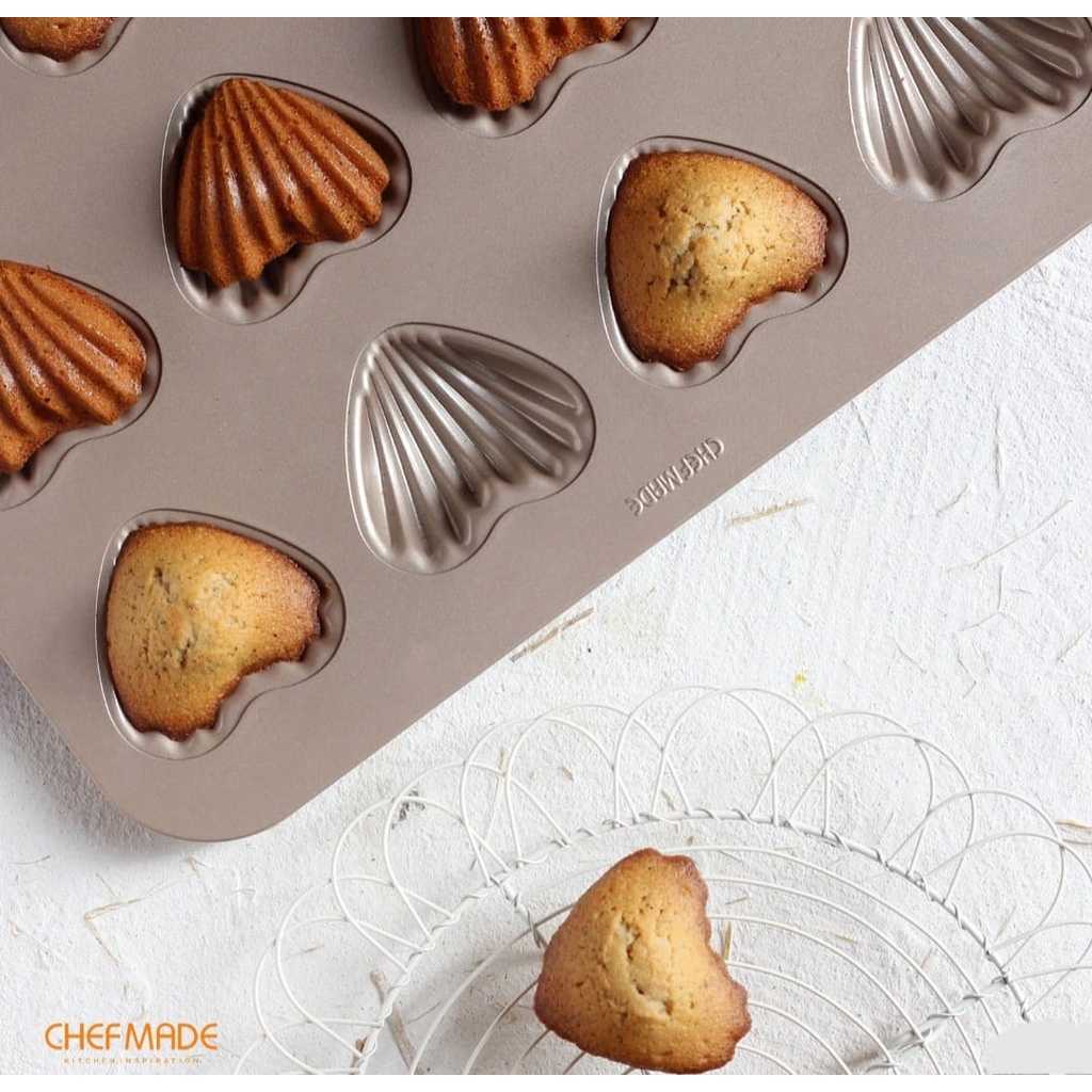 Jual Chefmade Loyang Madeline Bentuk Love / Heart Shape Madeleine Pan