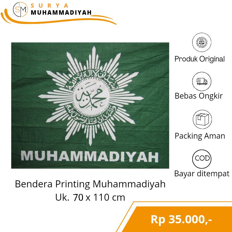 Jual Bendera Muhammadiyah Printing Shopee Indonesia