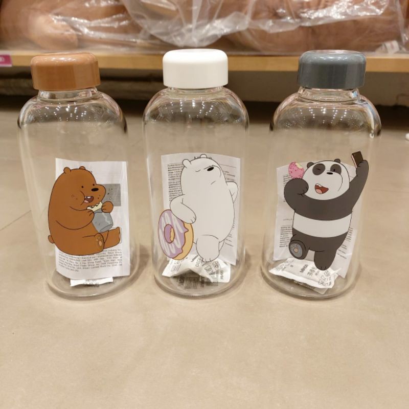 Jual Miniso Tumblr Botol Minum We Bare Bears Ml Water Bottle Shopee Indonesia