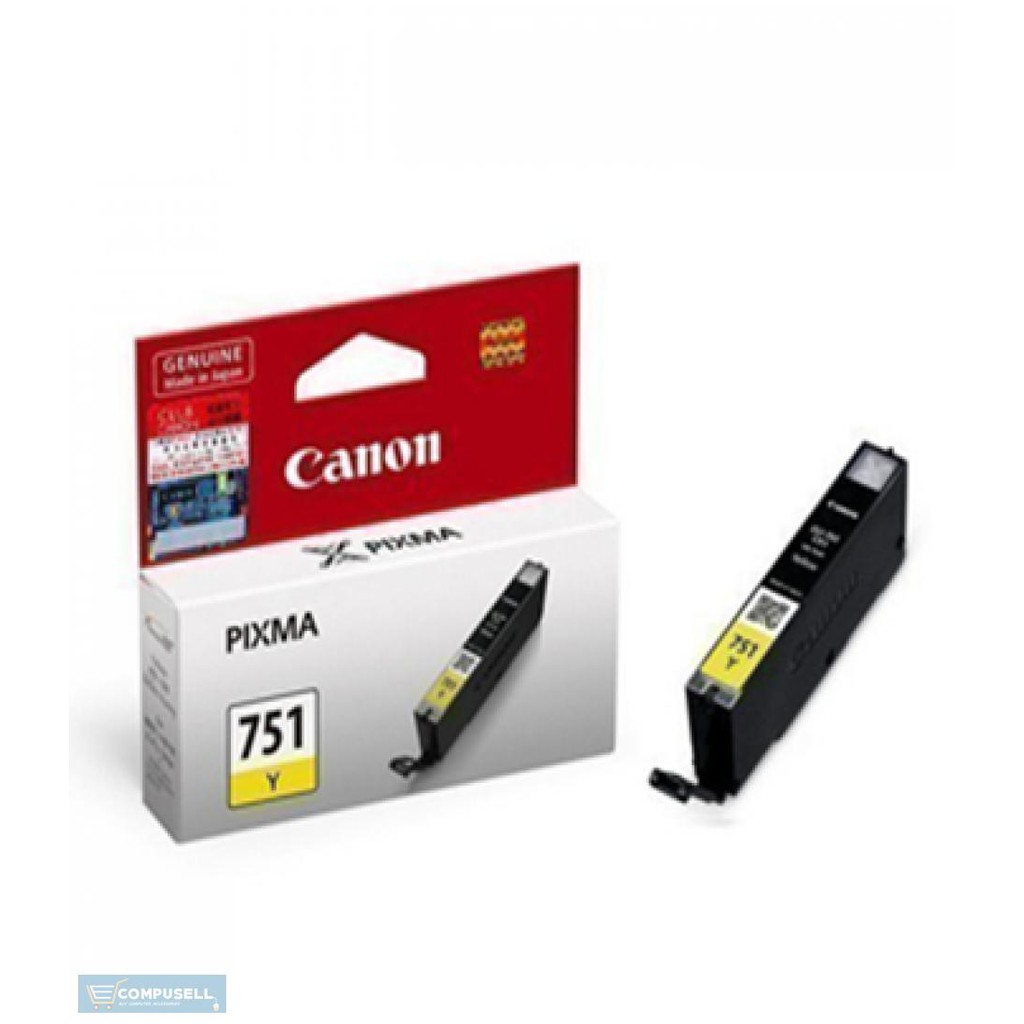 Jual TINTA CANON COLOR CLI 751 YELLOW INK ORIGINAL REFILL IP7270,MX927 ...