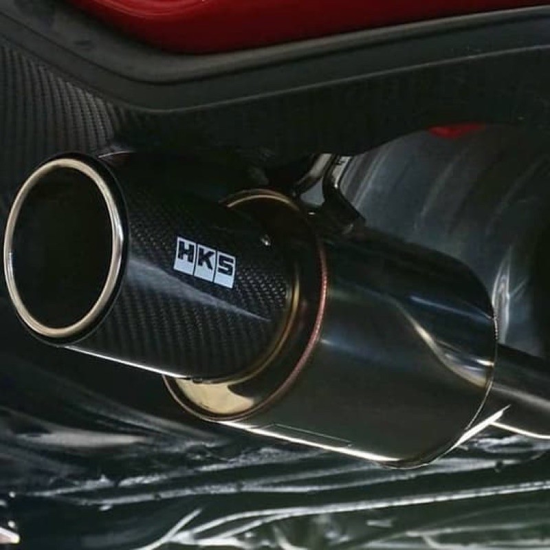 Jual Knalpot HKS Carbon GK5 Hi Power Exhaust Bolt On Original 100
