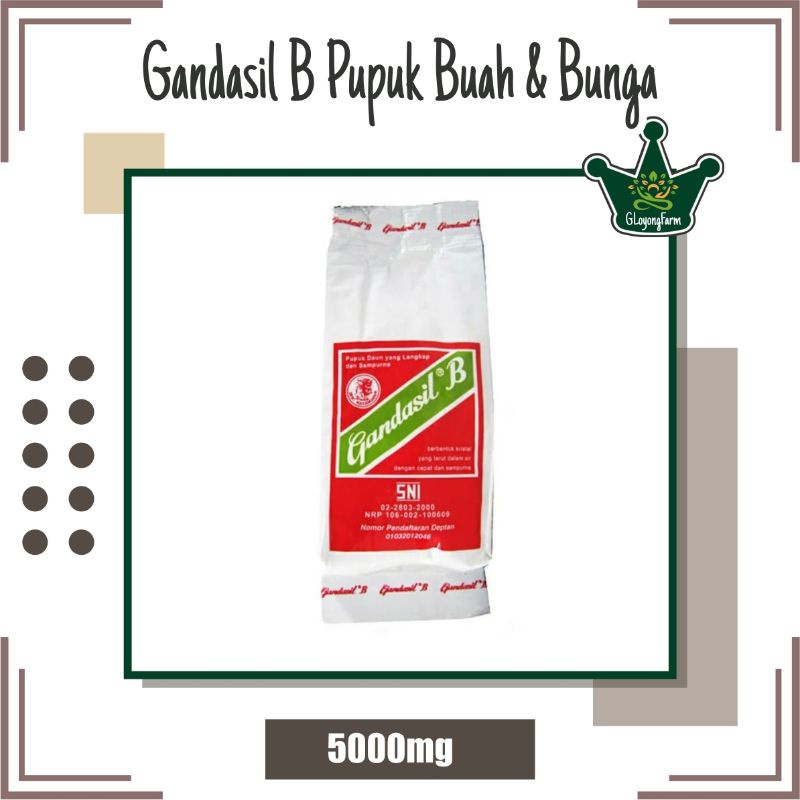 Jual Pupuk Gandasil B Pupuk NPK Majemuk Buah & Bunga | Shopee Indonesia