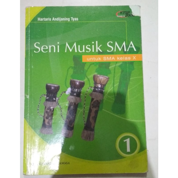 Jual Buku seni musik erlangga untuk sma kelas 10 / 1 sma / x hartaris ...