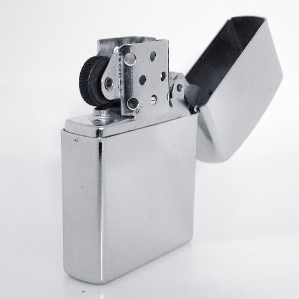 Jual Zippo Korek Api warna polos Korek Zippo Logam Elektroforesis