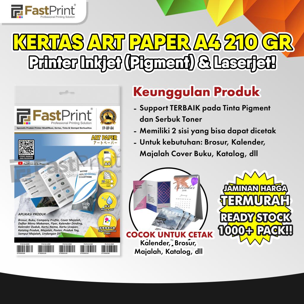 Jual Kertas Art Paper Brosur Glossy A4 210 Gram Shopee Indonesia