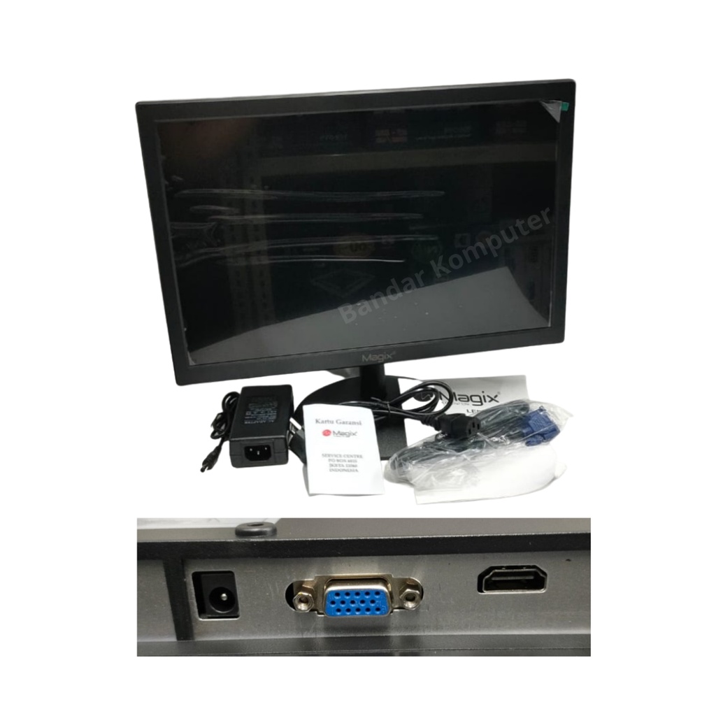 Jual Monitor LED Magix 19″ VGA & HDMI Gaming Resmi Murah 19 Inch ...