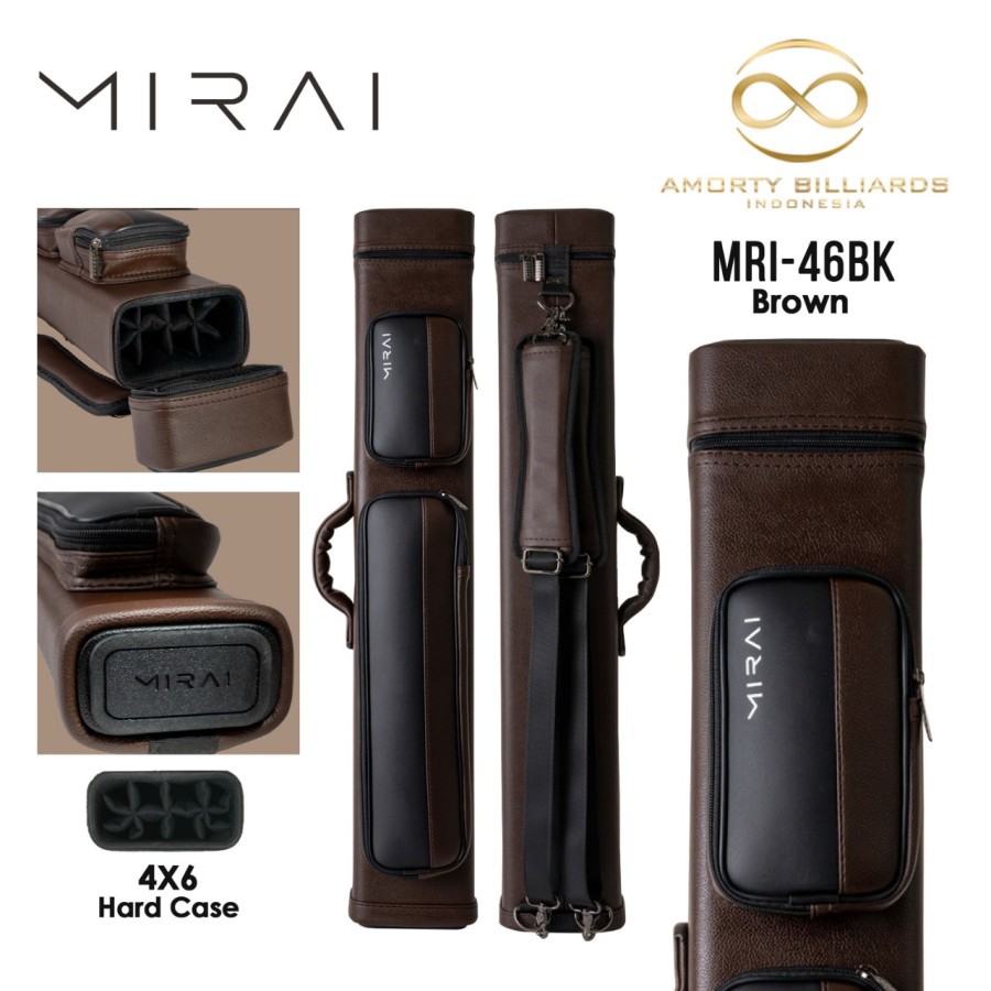 Jual Mirai Cue Cases MRI46Brown Shopee Indonesia