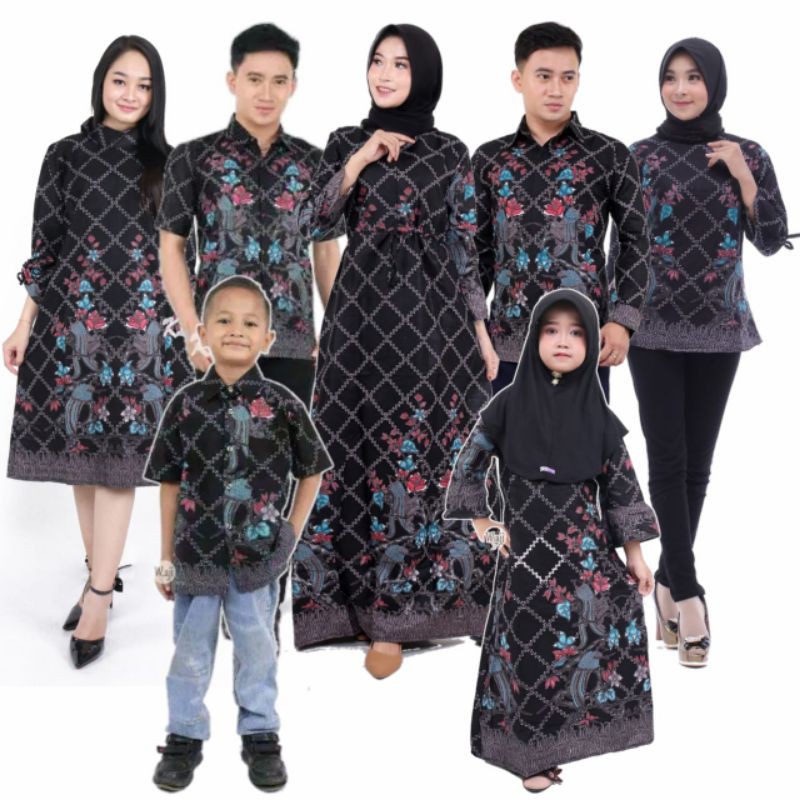 Jual Baju Batik Kondangan Keluarga Modern Seragam Batik Keluarga