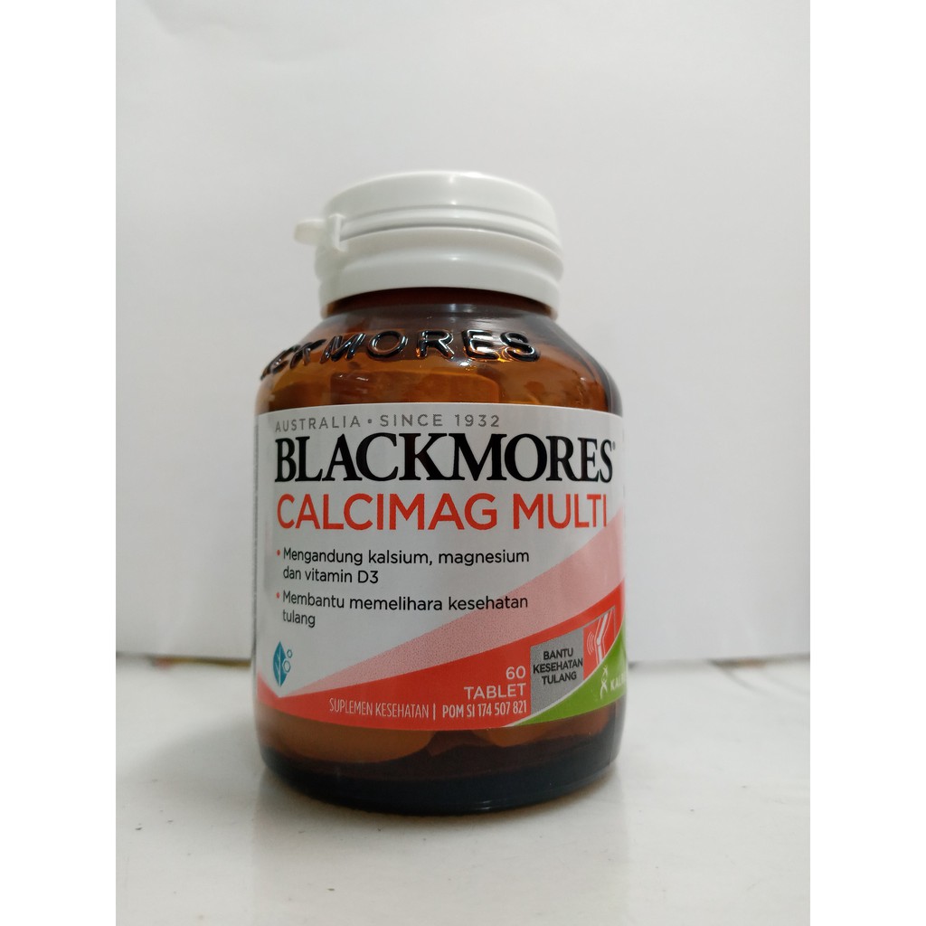Jual Blackmores Calcimag Multi 60 Tablet Original Suplemen Kalsium ...