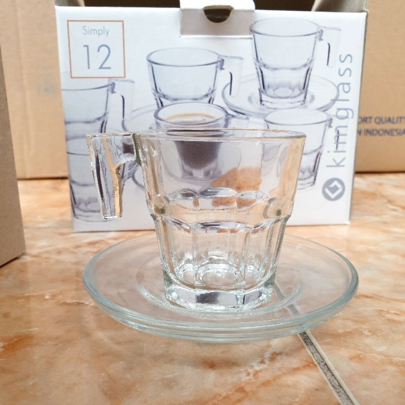 Jual SET CANGKIR KACA MINI ISI