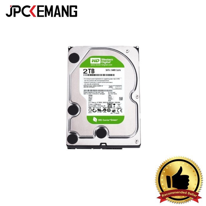 Western Digital Caviar Green 3,5 2 To SATA III Disque Dur