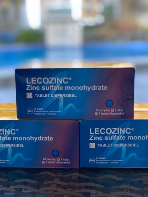 Jual LECOZINC Zinc Sulfate Monohydrate (Isi 100 biji) | Shopee Indonesia