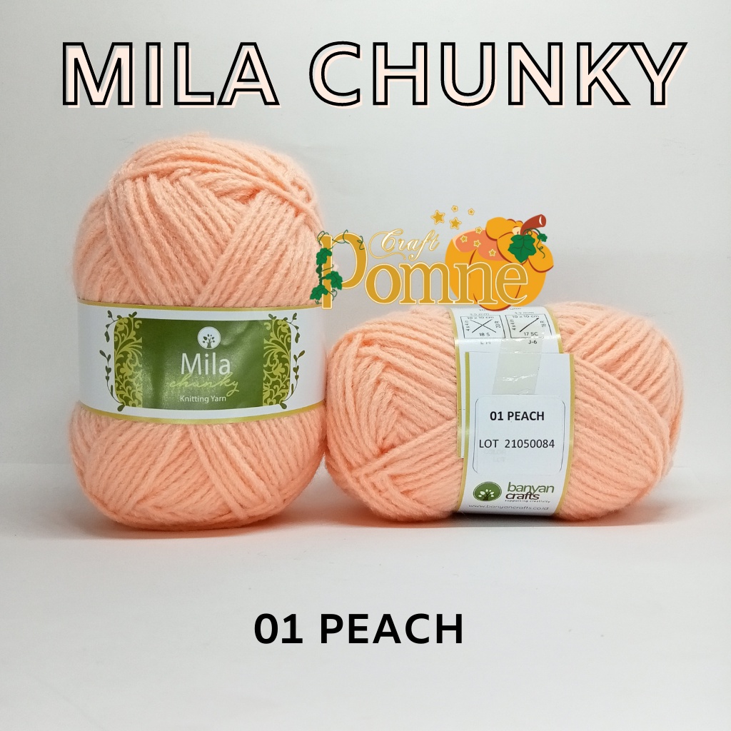 Jual Benang Rajut Mila Chunky Acrylic Braided Yarn Shopee Indonesia