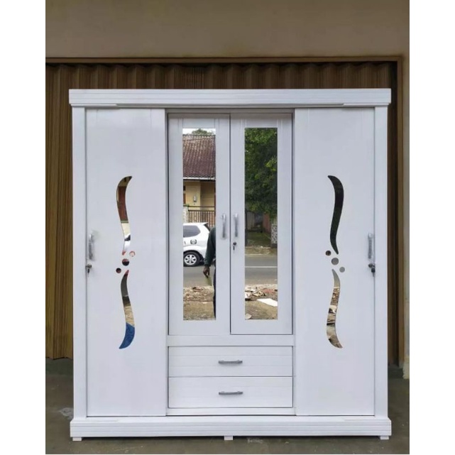 Jual Lemari Pakain 4 Pintu | Shopee Indonesia
