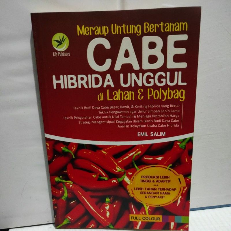 Jual Buku Meraup untung bertanam cabe hibrida unggul di lahan dan ...