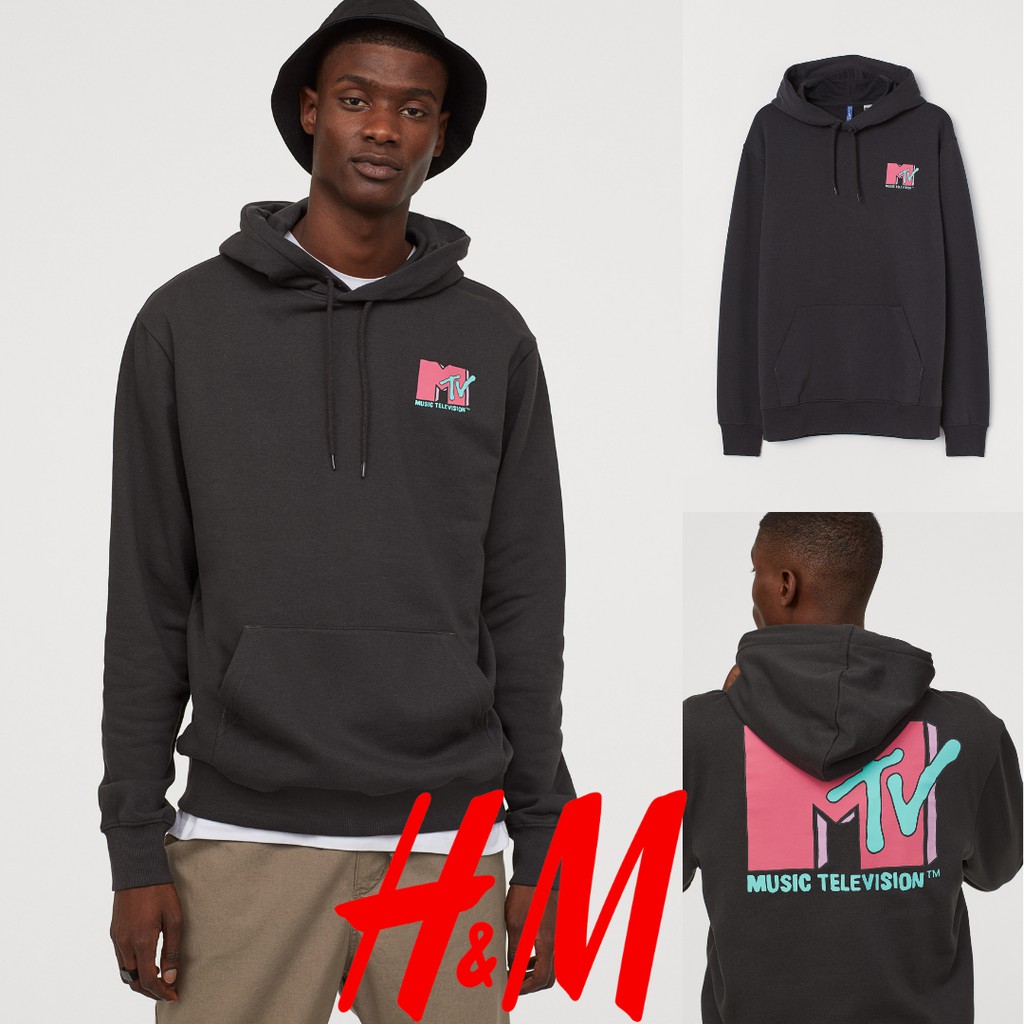 Jual HOODIE H M ORIGINAL MTV BLACK PAPER BAG HNM SALE HOODIE HNM HOODIE PRIA WANITA Shopee Indonesia