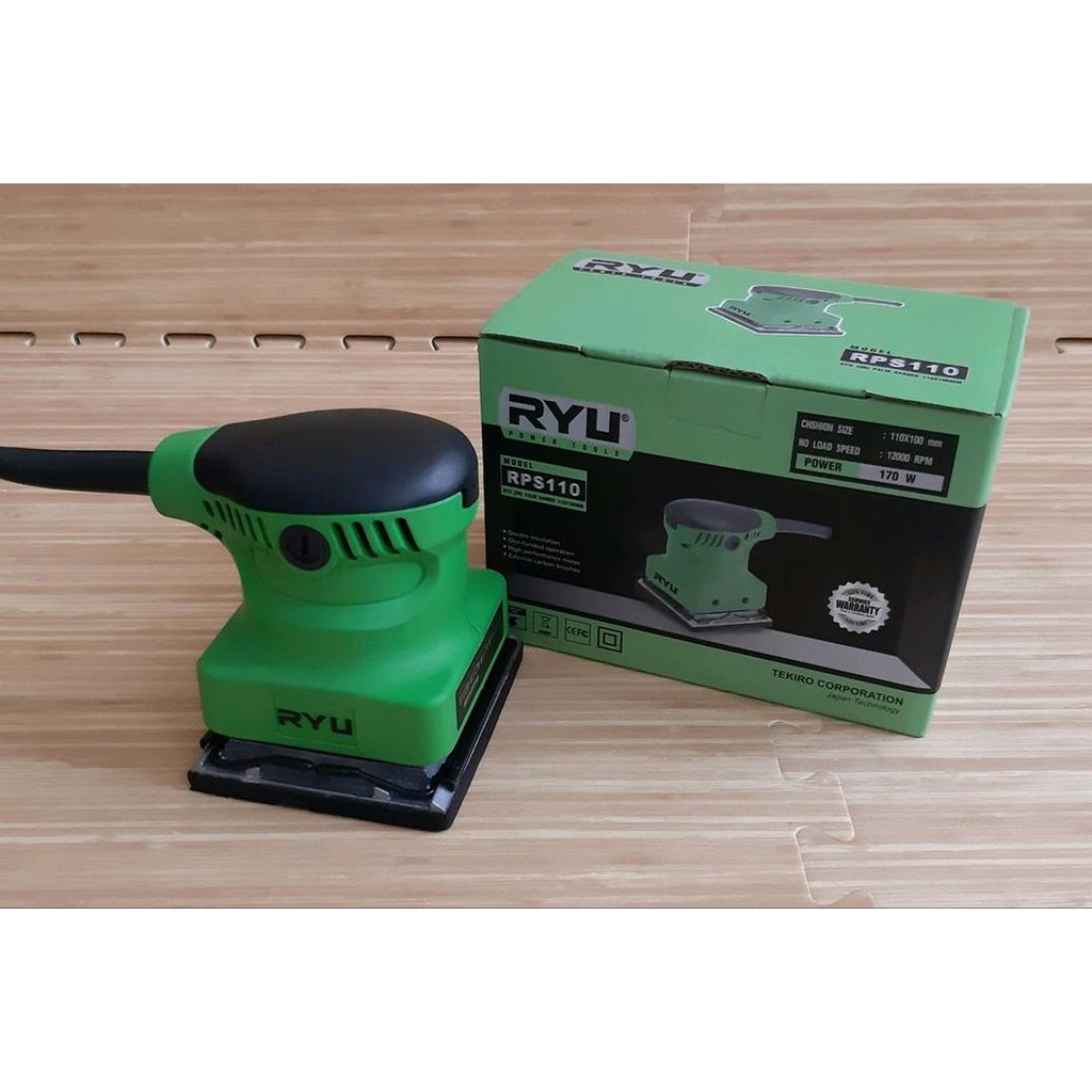 Jual Mesin Amplas Palm Sander Ryu RPS110 Murah | Shopee Indonesia