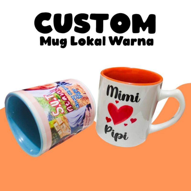 Jual GELAS MUG CUSTOM Bisa Pakai FOTO Dan DESAIN Sendiri | Shopee Indonesia