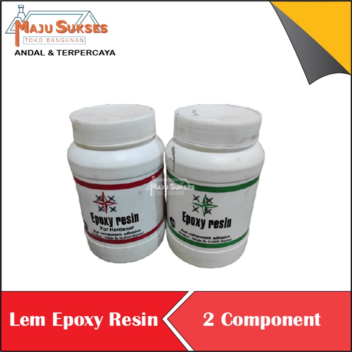 Jual LEM EPOXY RESIN SET 2 DUA KOMPONEN ADHESIVE RESIN MULTI FUNGSI ...