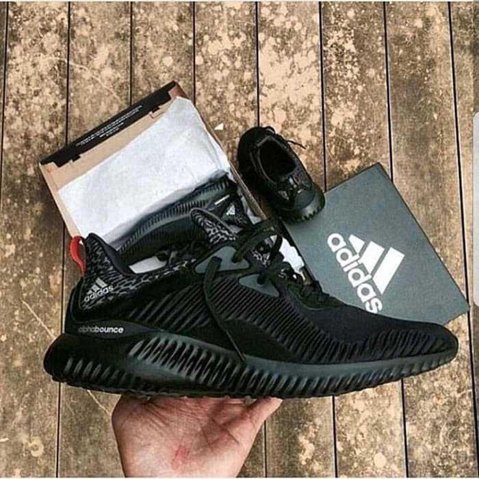 Adidas alphabounce full outlet black