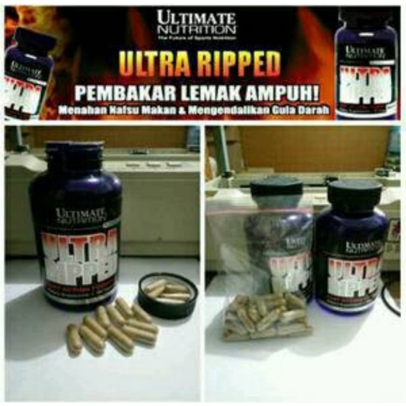 Jual Ultra Ripped Ultimate Nutrition Kemasan Eceran/Ketengan 30 Capsul ...