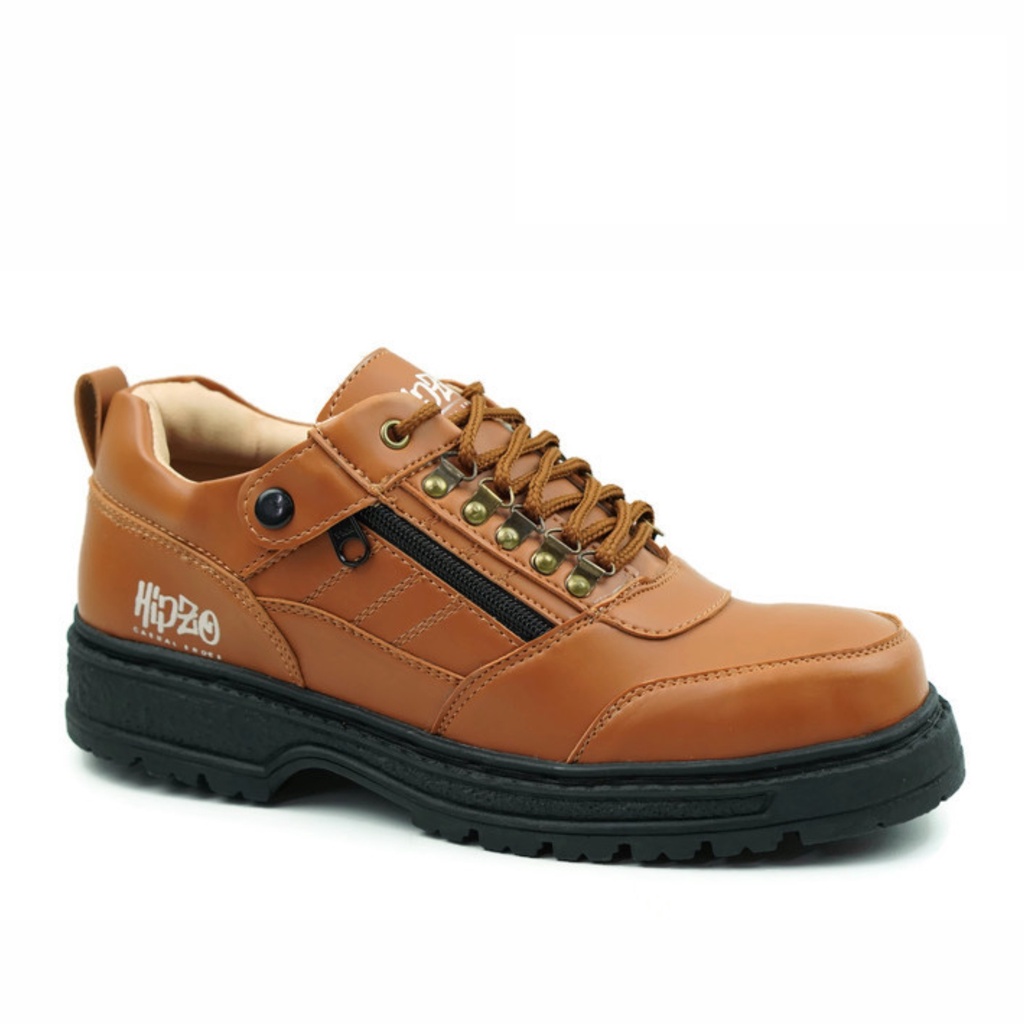 Jual Sepatu Safety Pria Boots Kulit Kerja Proyek Lapangan Riding ...