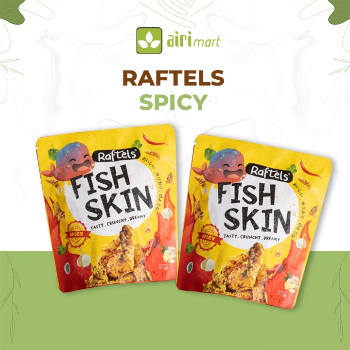 Jual RAFTELS FISH SKIN Original / Spicy 75 gr | Shopee Indonesia