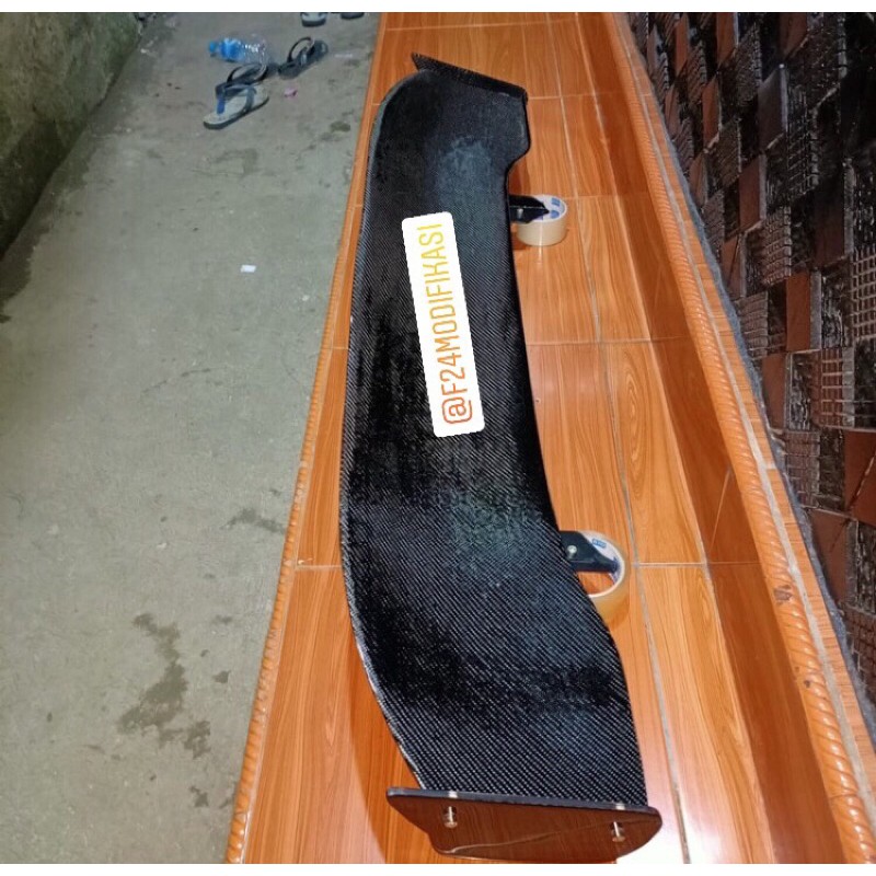 Jual spoiler gt wing js jazz ge8 gd3 carbon kevlar | Shopee Indonesia