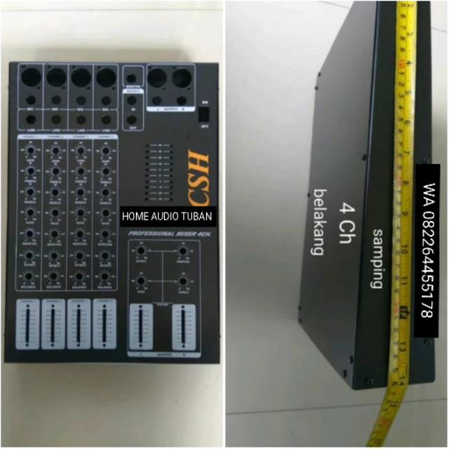 Jual BOX AUDIO MIXER 4 CHANNEL | Shopee Indonesia