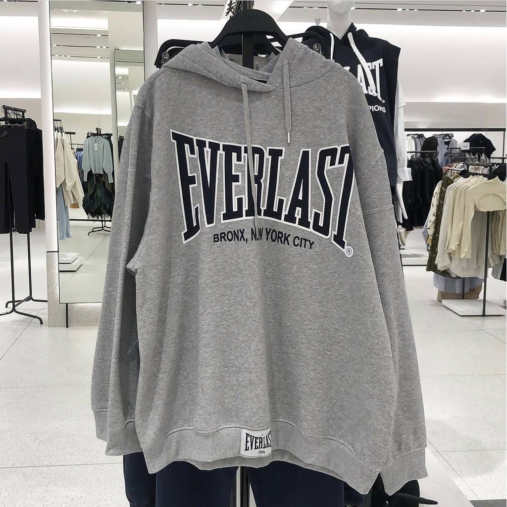 Jual HOODIE UNISEX EVERLAST FLEECE PREMIUM KOREA STYLE PREMIUM TERBARU Shopee Indonesia