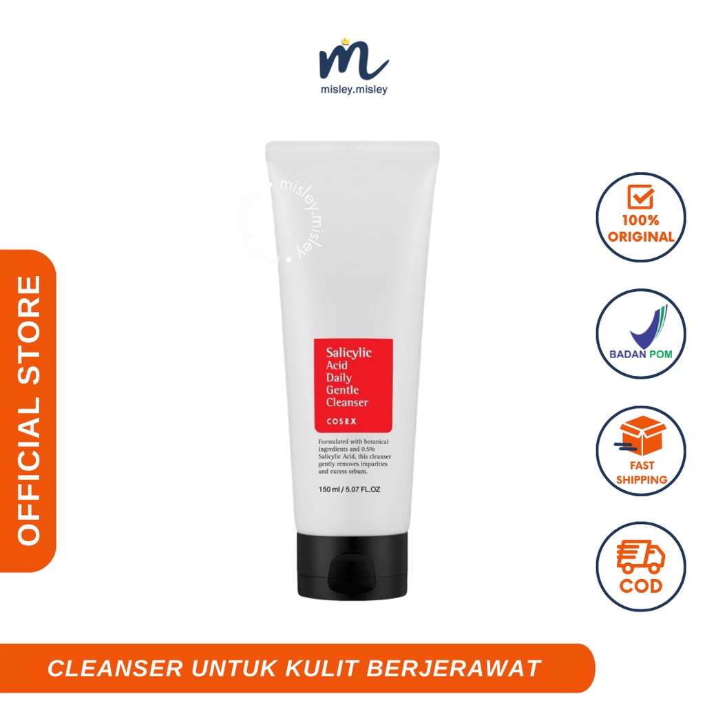Jual MISLEY COSRX Salicylic Acid Daily Gentle Cleanser 150ml Original