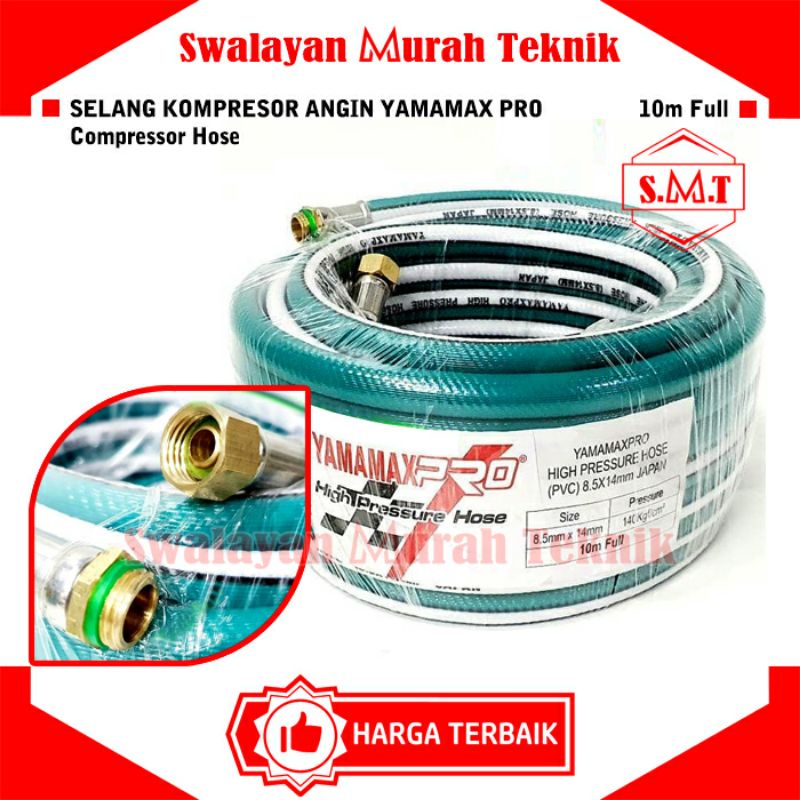 Jual YAMAMAX Selang Kompresor Angin 10Meter YAMAMAX PRO Compressor Hose ...