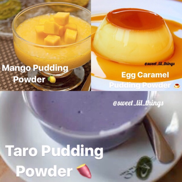 Jual EGG / MANGO / TARO PUDDING POWDER 1000gr (khusus utk usaha ...