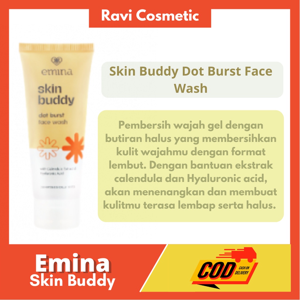 Jual Emina Skin Buddy Dot Burst Face Wash Shopee Indonesia