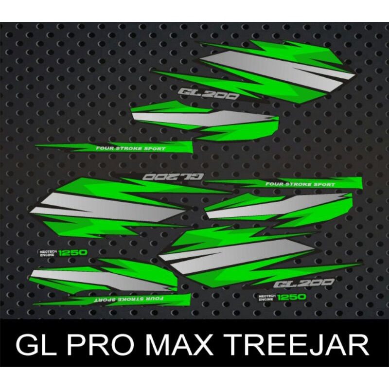 Jual STIKER FARIASI HONDA GL PRO/MAX (TRIJAR) | Shopee Indonesia