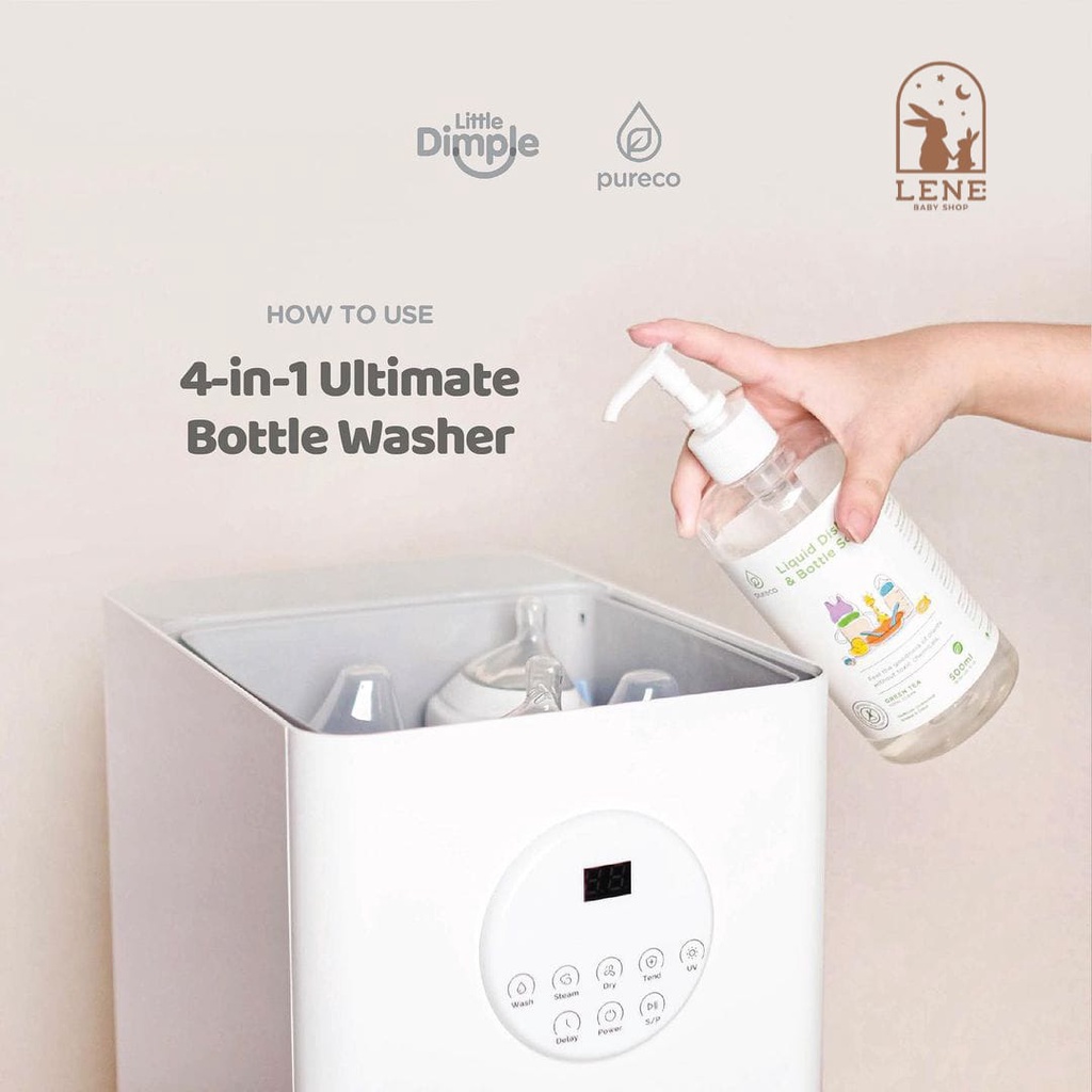 Jual Little Dimple 4in1 Ultimate Bottle Washer | Shopee Indonesia