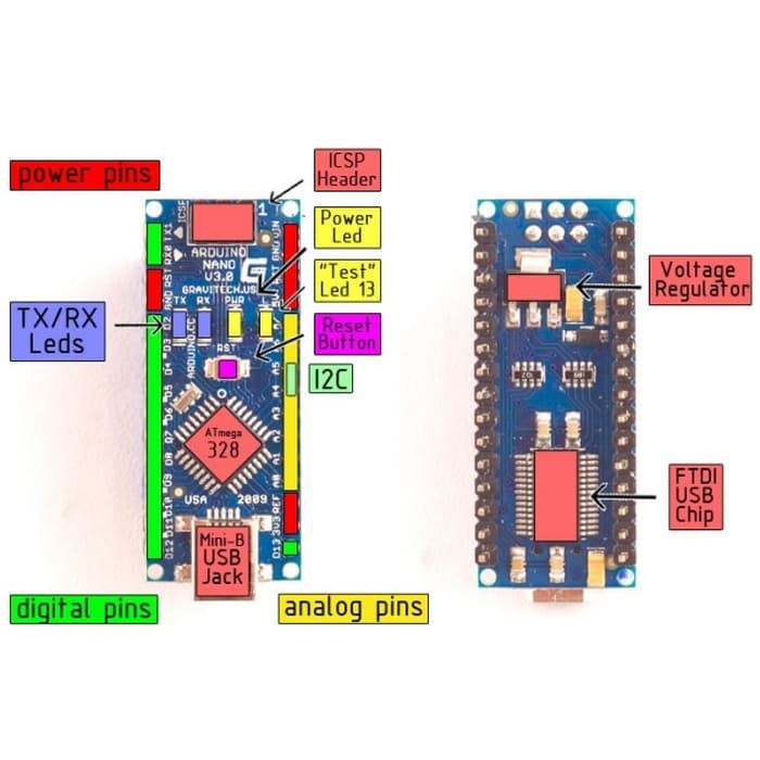 Jual Arduino Nano V3 0 ATMEGA328 | Shopee Indonesia