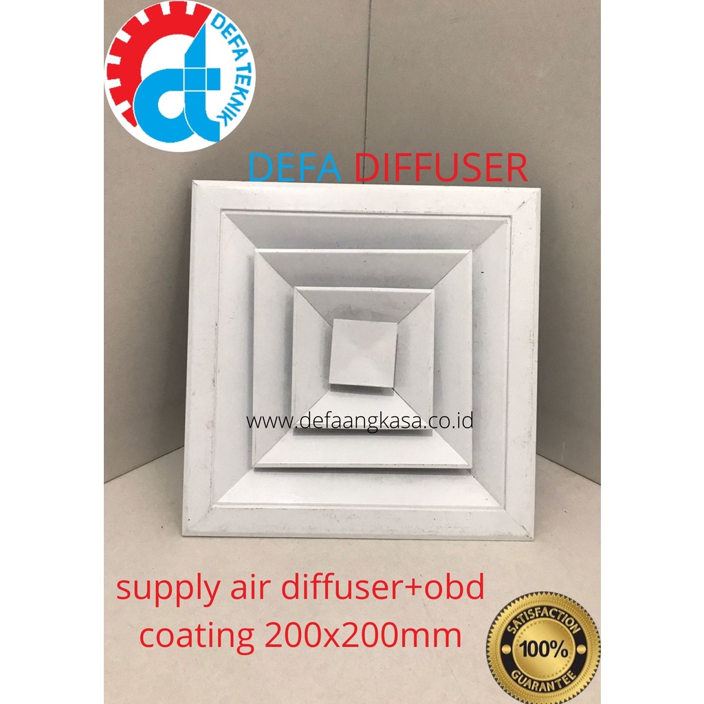 Jual SUPPLY AIR DIFFUSER+OBD UK 200X200mm 8