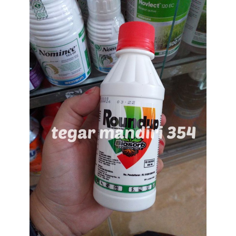 Jual HERBISIDA ROUNDUP / ROUNDAP 200ML / racun rumput roundap 200ml ...