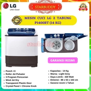 Jual mesin cuci lg 14 kg 2 tabung Harga Terbaik & Termurah Juni 2024