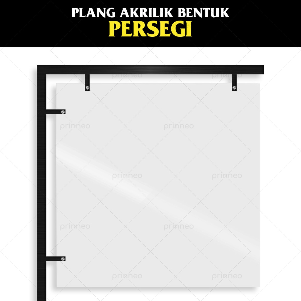 Jual Plang Toko Plang Acrylic Papan Nama Toko Plang Toko Plang