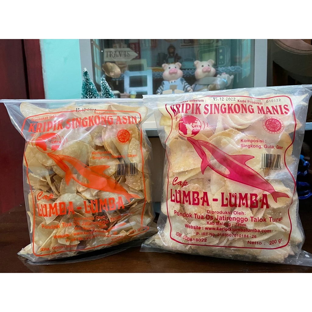 Jual Lumba Lumba Keripik Singkong Asin Manis 200gr Shopee Indonesia