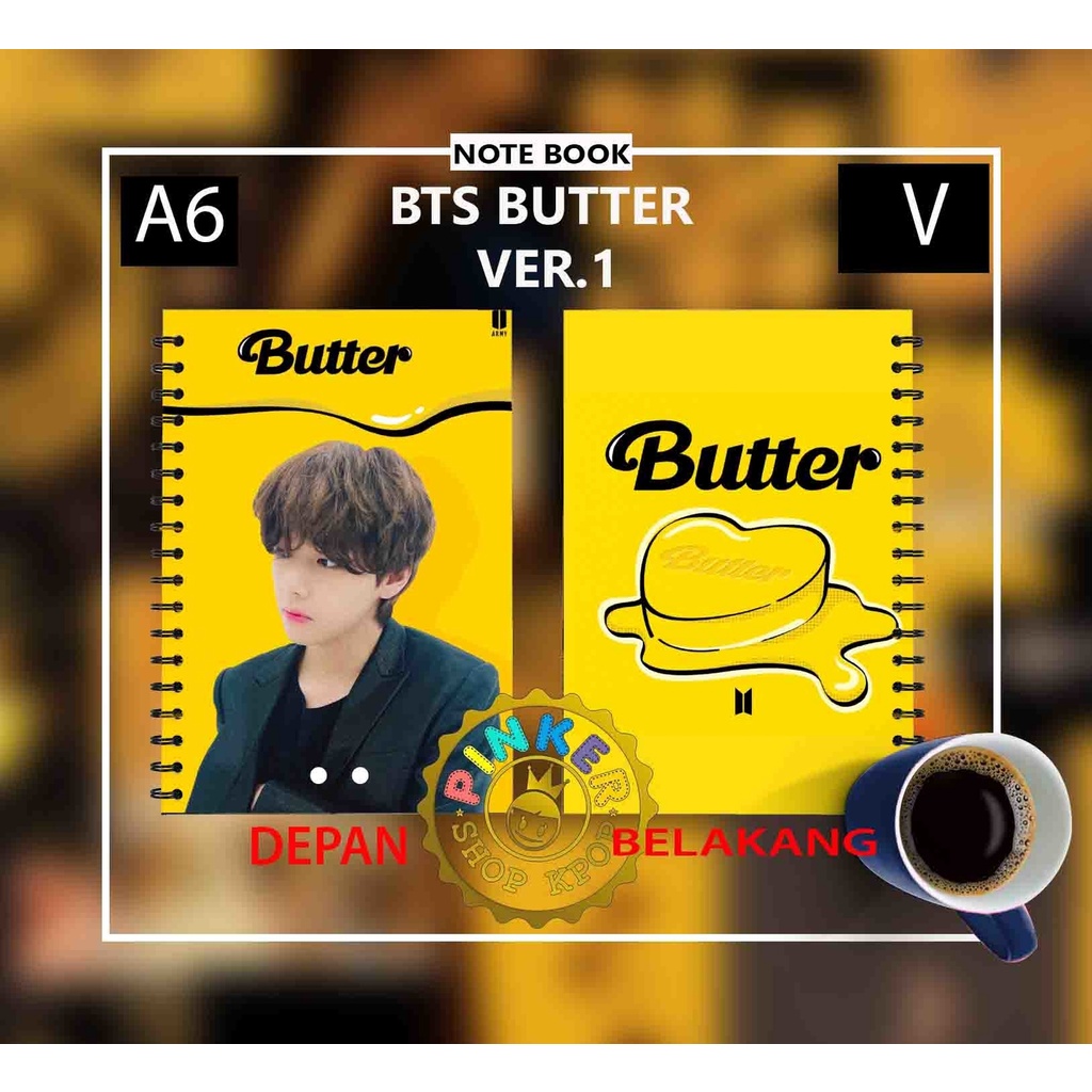 Jual Note A6 BTS BUTTER VER. 1 Buku Notes Notebook Kpop Murah | Shopee ...