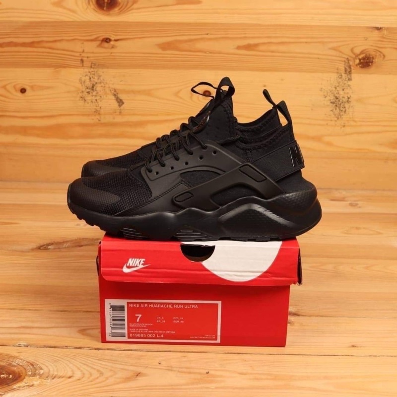 Jual Nike Air Huarache Black White Shopee Indonesia