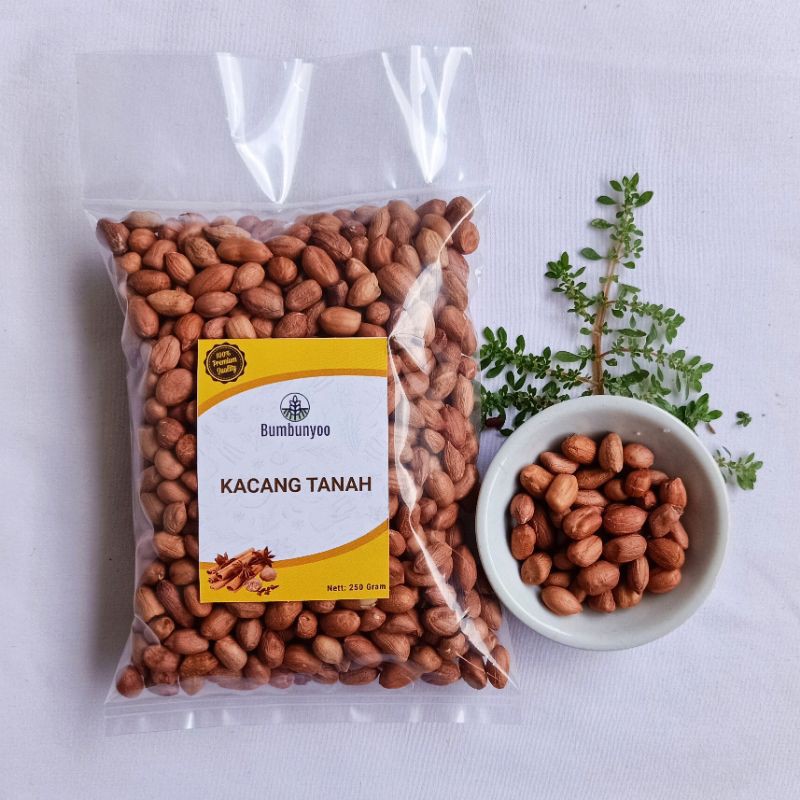 Jual Kacang Tanah 250 Gram Kacang Tanah Kupas Nusantara Kualitas